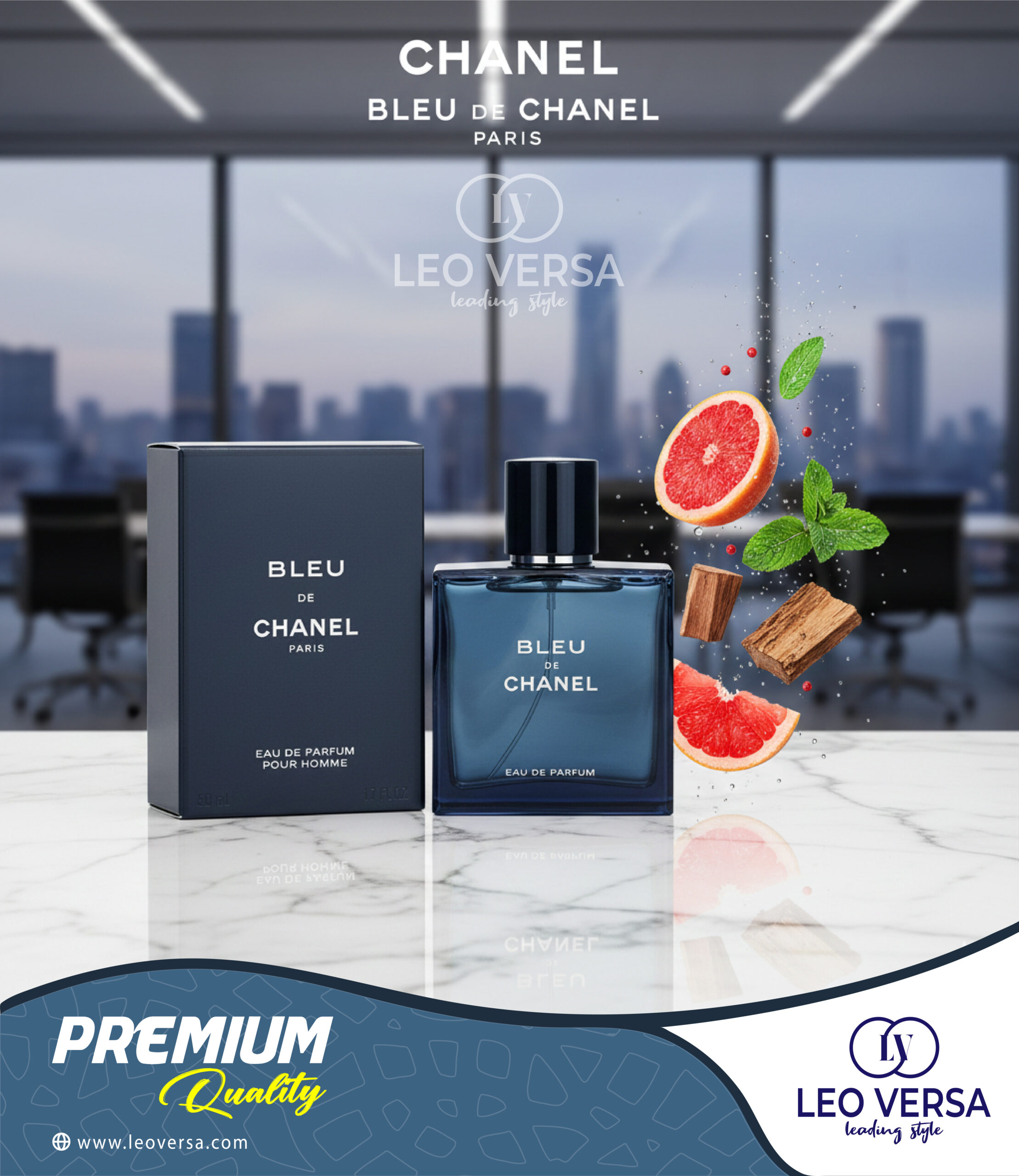 bleu de chanel- leo versa Bleu De Chanel Paris-EDT - Image 1