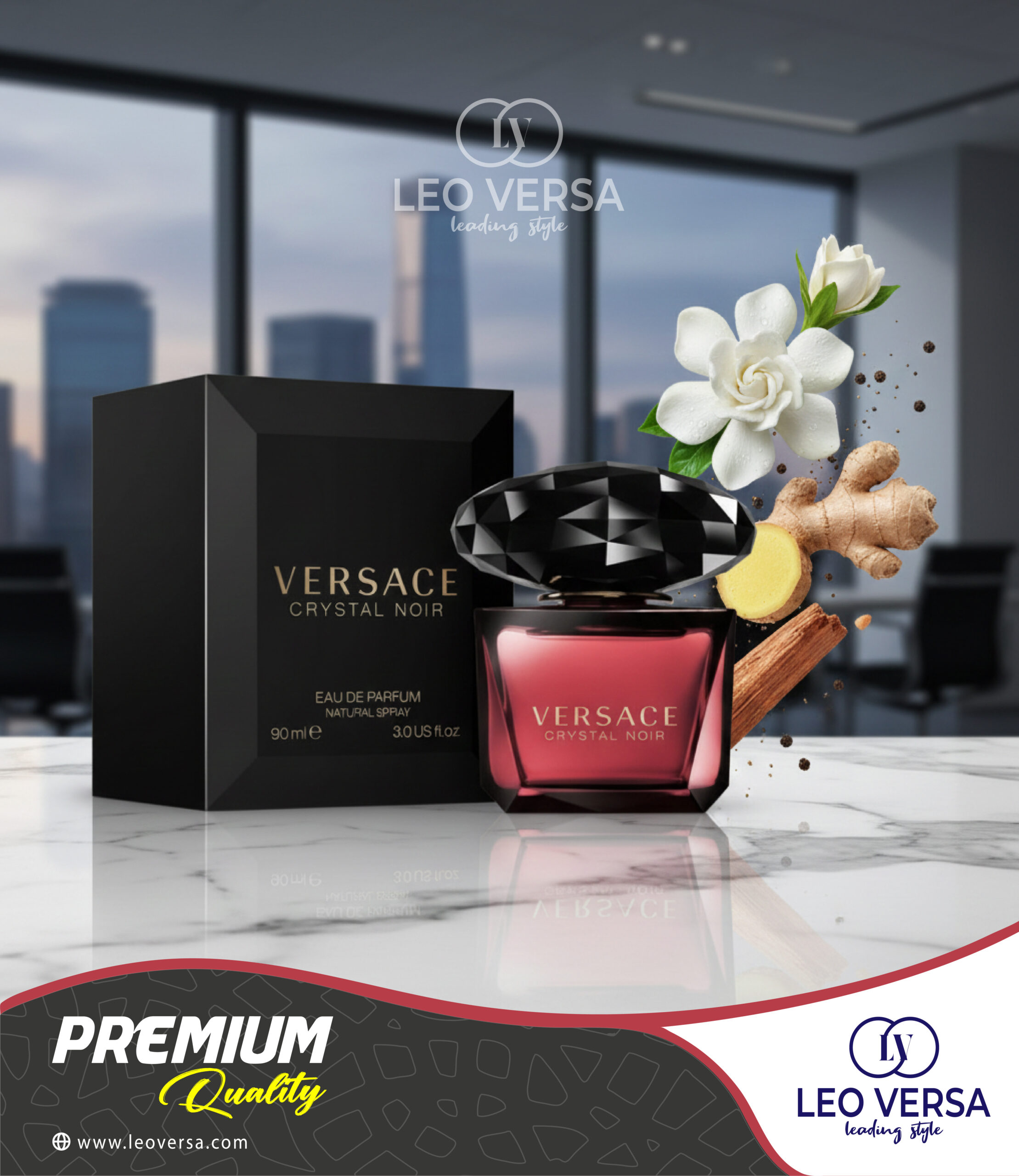 versace crystal noir- leo versa Versace Crystal Noir-EDP - Image 1